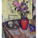 РЕПРОДУКЦИИ НА КАРТИНИ Цветя в червена ваза (1935)